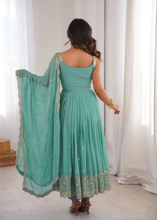 Heavy_Faux_Georgette_Anarkali_Set_with_Designer_Sequence_Embroidery_and_Lace