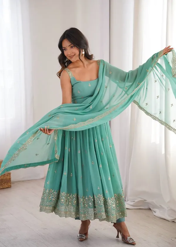 Heavy_Faux_Georgette_Anarkali_Set_with_Designer_Sequence_Embroidery_and_Lace