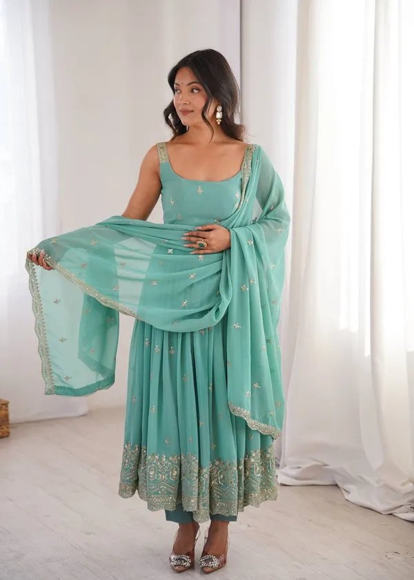 Heavy_Faux_Georgette_Anarkali_Set_with_Designer_Sequence_Embroidery_and_Lace
