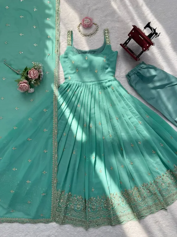 Heavy_Faux_Georgette_Anarkali_Set_with_Designer_Sequence_Embroidery_and_Lace