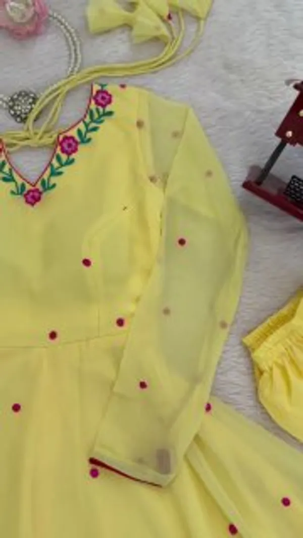Heavy_Faux_Georgette_Embroidered_Anarkali_Dress_with_Dupatta_&_Pant