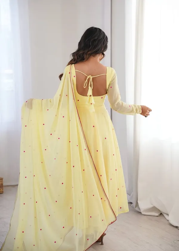 Heavy_Faux_Georgette_Embroidered_Anarkali_Dress_with_Dupatta_&_Pant
