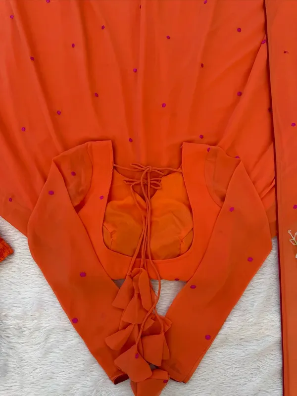 Heavy_Faux_Georgette_Embroidered_Anarkali_Pant_Dupatta_Set_Orange