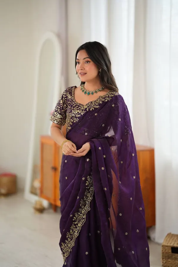 Heavy_Fendy_Silk_Designer_Saree_with_Thread_Sequin_Embroidery_Blouse_1