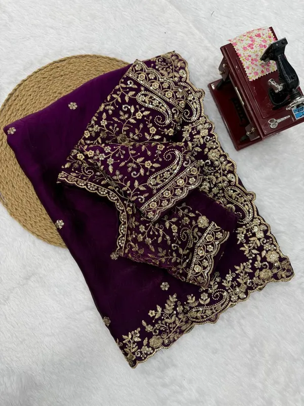 Heavy_Fendy_Silk_Designer_Saree_with_Thread_Sequin_Embroidery_Blouse_Purple