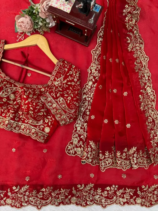 Heavy_Fendy_Silk_Designer_Saree_with_Thread_Sequin_Embroidery_Blouse