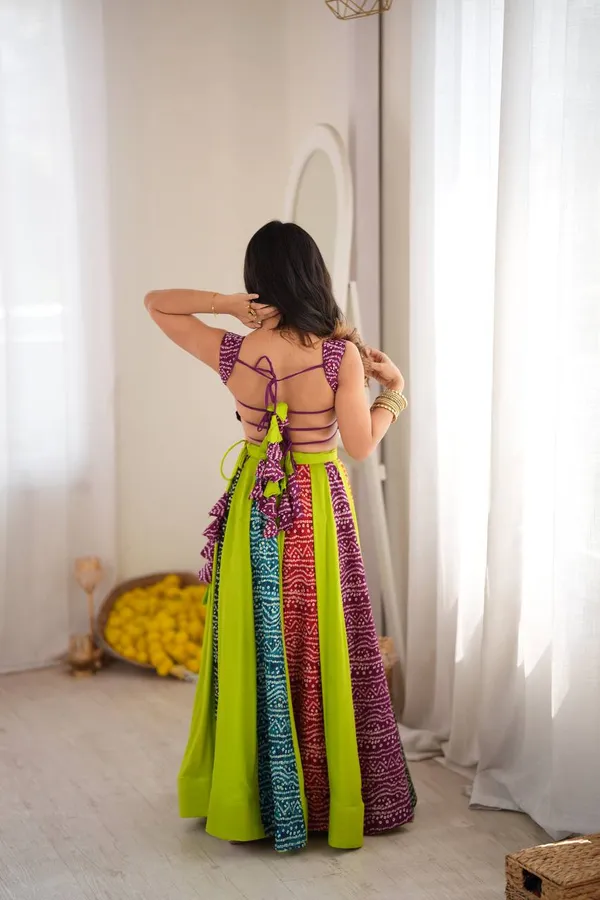 Heavy_Rayon_Multi_Color_Lehenga