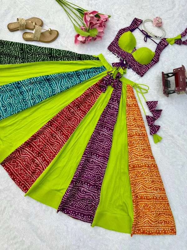 Heavy_Rayon_Multi_Color_Lehenga