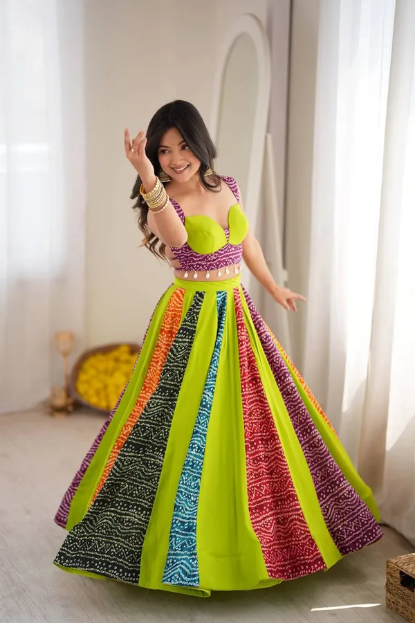 Heavy_Rayon_Multi_Color_Lehenga