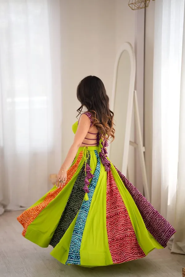 Heavy_Rayon_Multi_Color_Lehenga