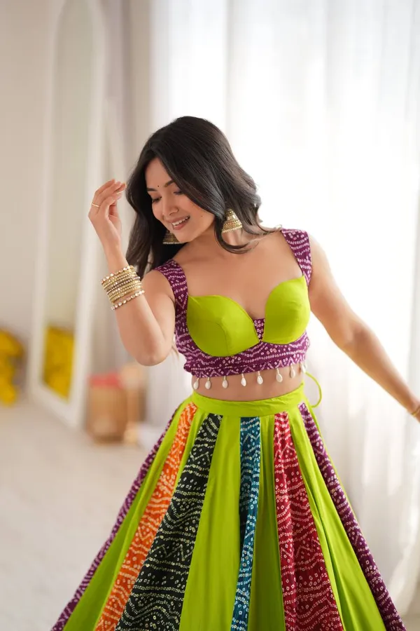 Heavy_Rayon_Multi_Color_Lehenga