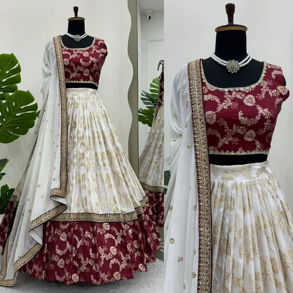 Jequrd_Red_White_Lehenga