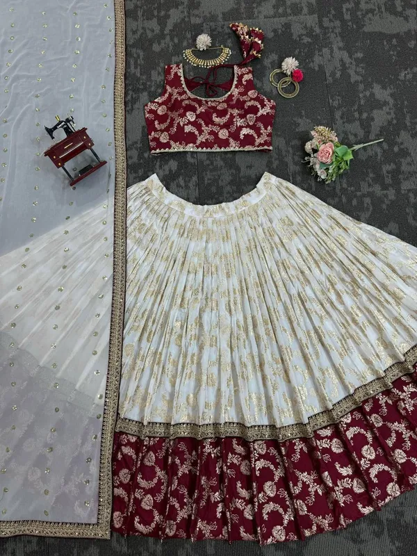 Jequrd_Red_White_Lehenga