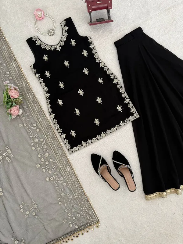 Georgette_Lace_Palazzo_Set_|_For_Women