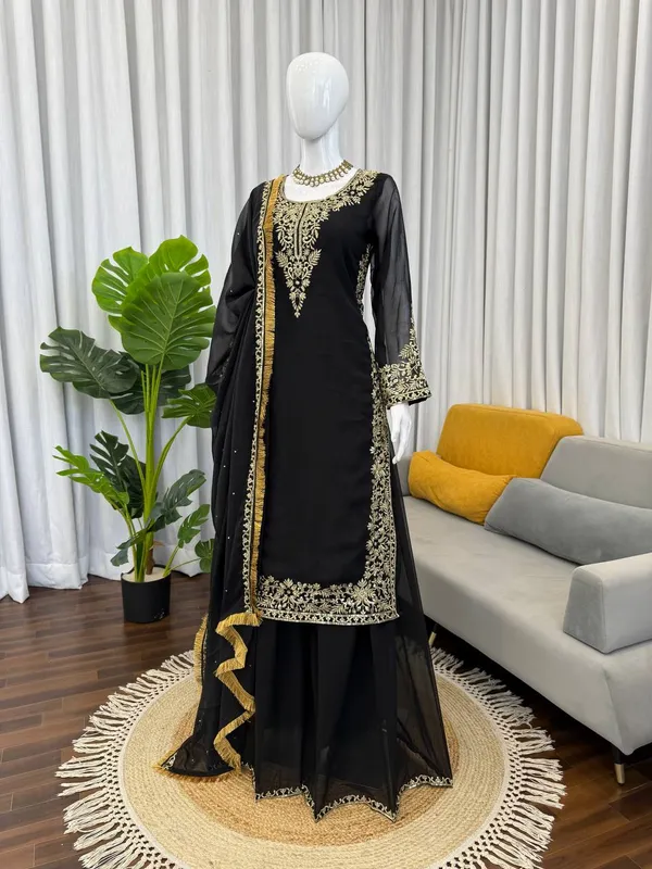 Designer_Georgette_Palazzo_Suit_Set_|_For_Women