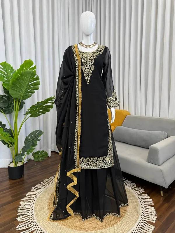 Designer_Georgette_Palazzo_Suit_Set_|_For_Women