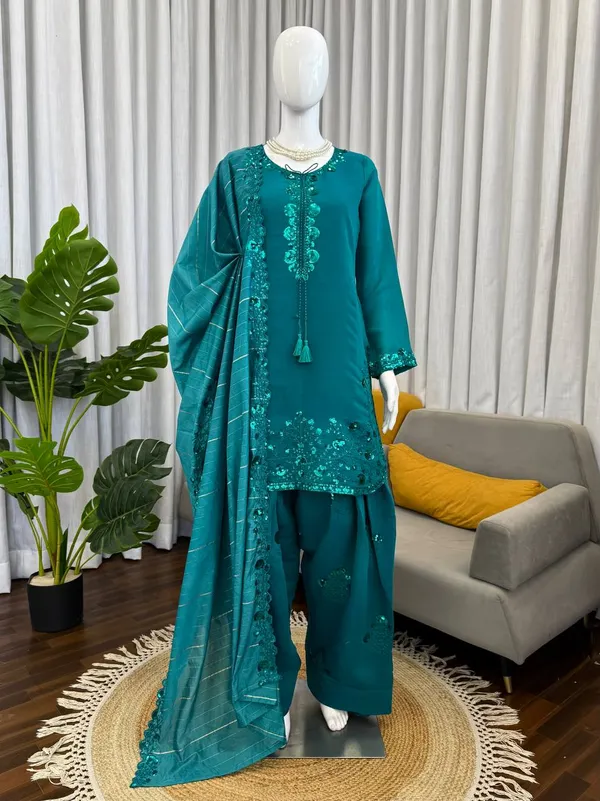 Mul_Chanderi_Designer_Festive_Suit_Set