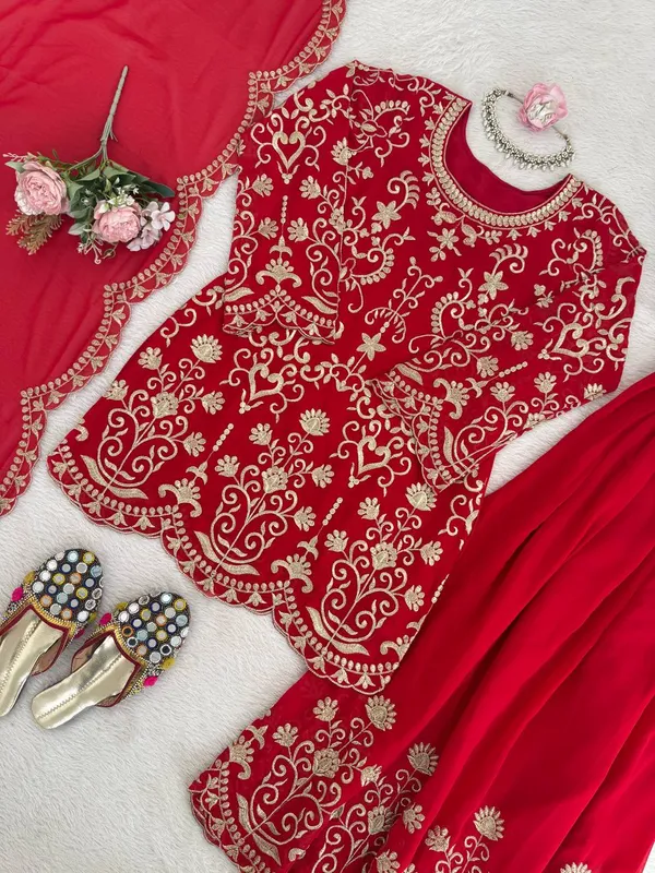 Georgette_Sharara_Designer_Ethnic_Wear_Set