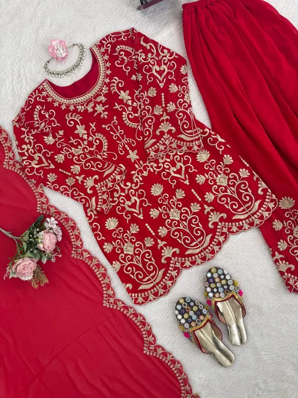 Georgette_Sharara_Designer_Ethnic_Wear_Set