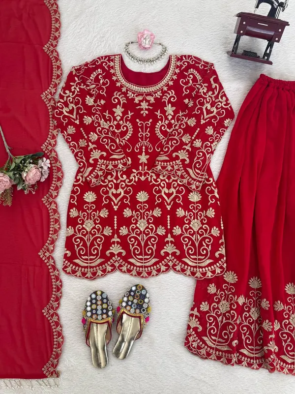 Georgette_Sharara_Designer_Ethnic_Wear_Set