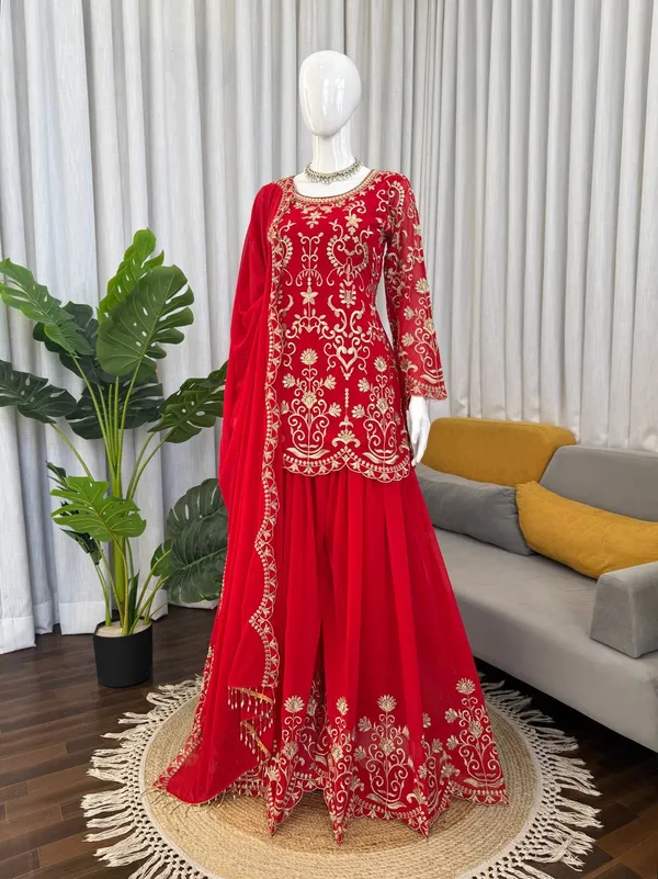 Georgette_Sharara_Designer_Ethnic_Wear_Set