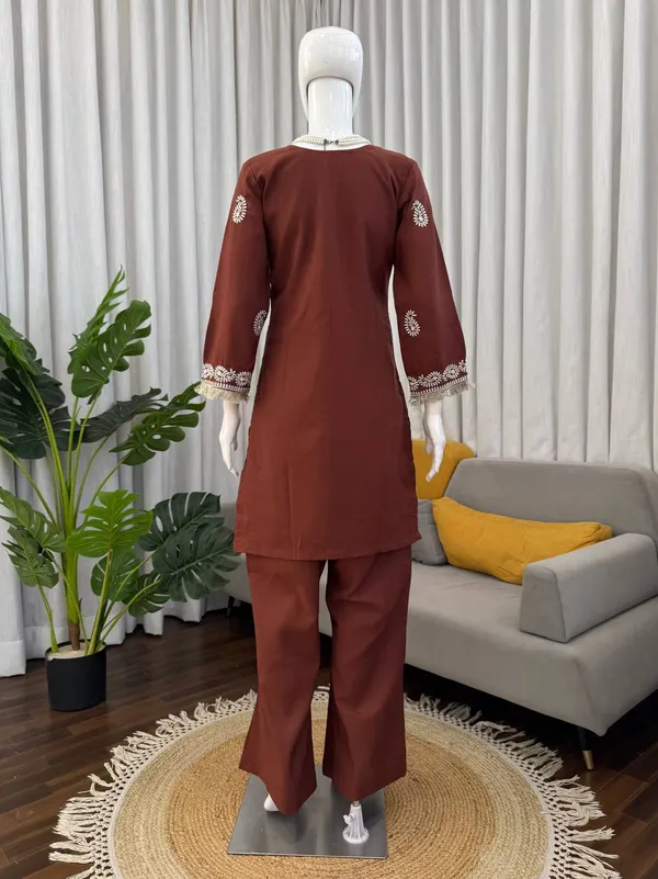 Rayon_Designer_Kurti_Bottom_Set