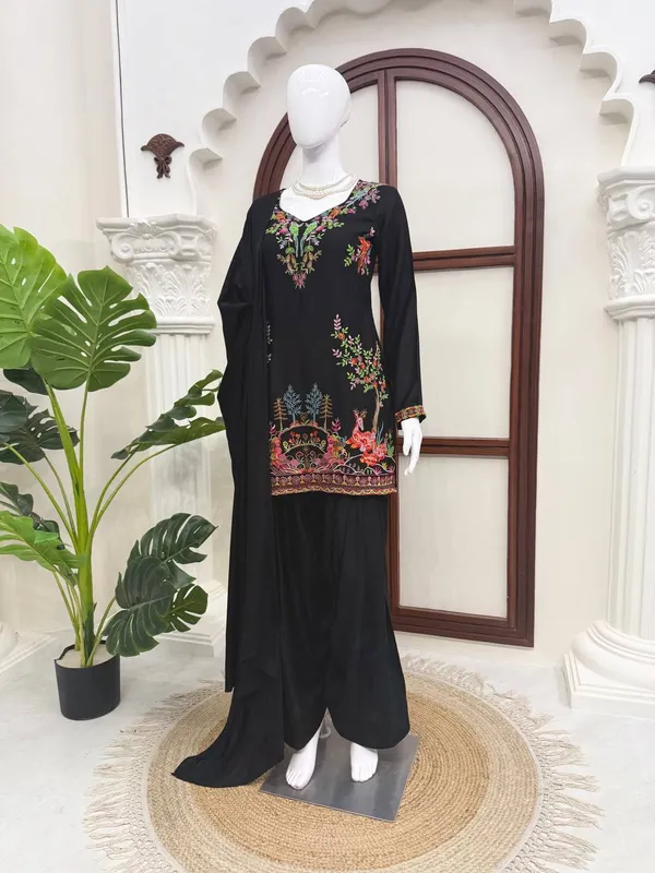 Rayon_Designer_Suit_Dupatta_Set