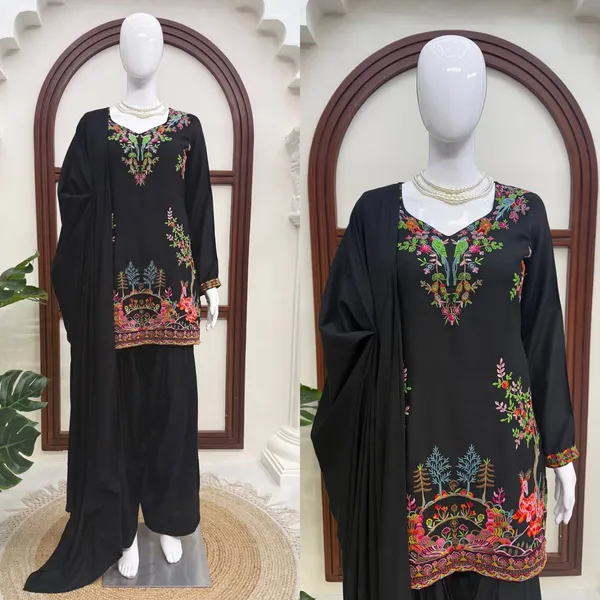 Rayon_Designer_Suit_Dupatta_Set