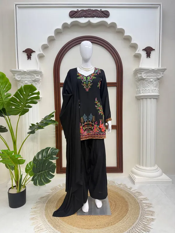 Rayon_Designer_Suit_Dupatta_Set