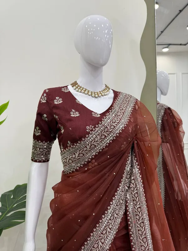 Organza_Silk_Designer_Saree_Set