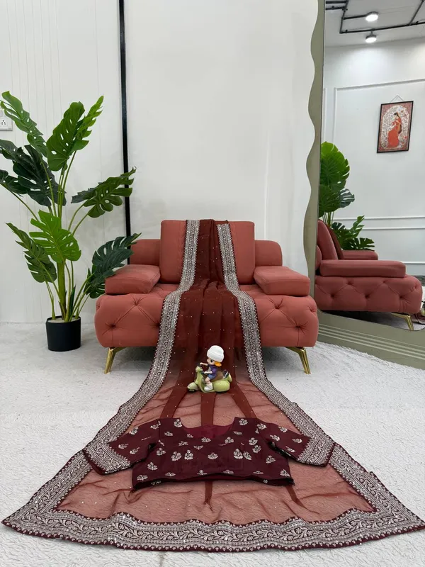 Organza_Silk_Designer_Saree_Set