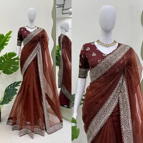 Organza_Silk_Designer_Saree_Set
