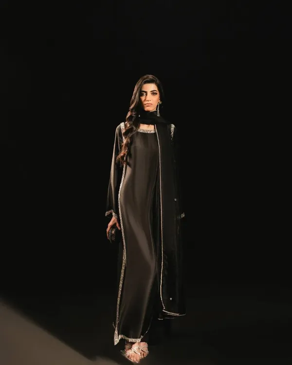 Natural_Crepe_3_Piece_Set_with_Lace_Work_Top_Plazo_Organza_Dupatta_Black
