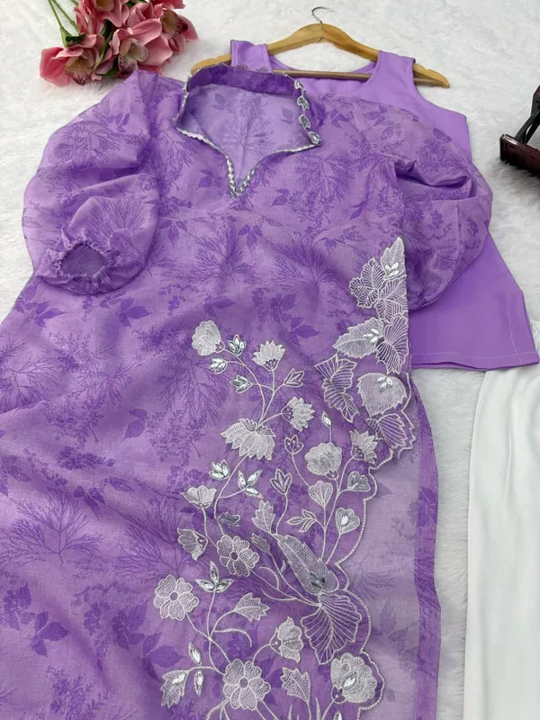 Organza_Digital_Print_Shrug_Set_with_Real_Mirror_Cutwork_and_Rayon_Pant_Purple