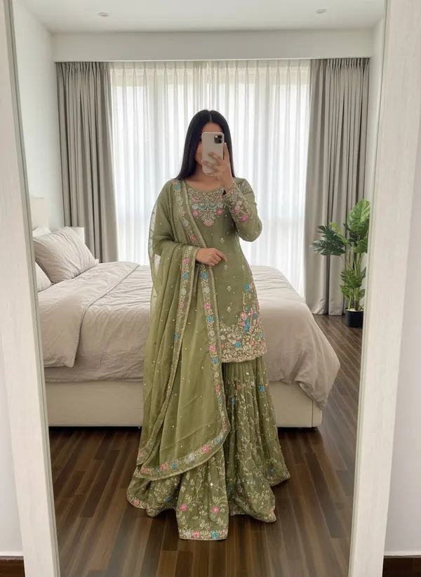 Premium_Elegance_JMC_silk_Anarkali_Green
