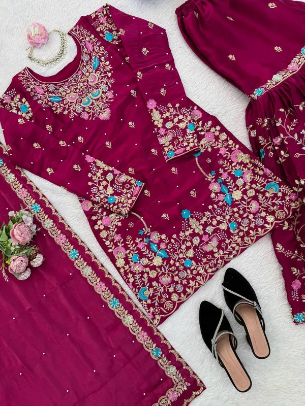 Premium_Elegance_JMC_silk_Anarkali_Maroon