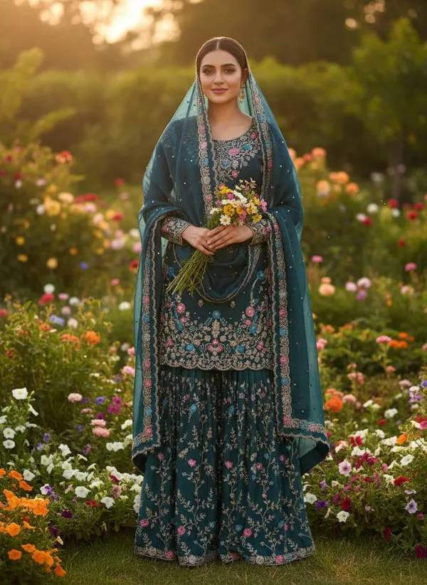 Premium_Elegance_JMC_silk_Anarkali_Navy_Blue
