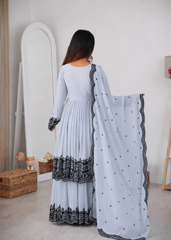 Premium_Faux_Georgette_Embroidered_Suit_Palazzo_Dupatta_Set_White