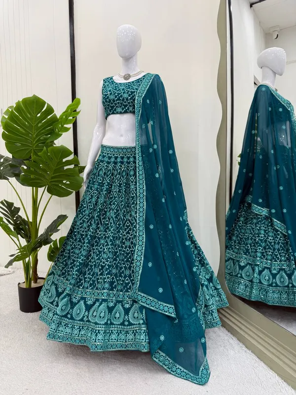 Premium_Faux_Georgette_Lehenga_Choli_Dupatta_Set_with_Thread_Sequin_Embroidery