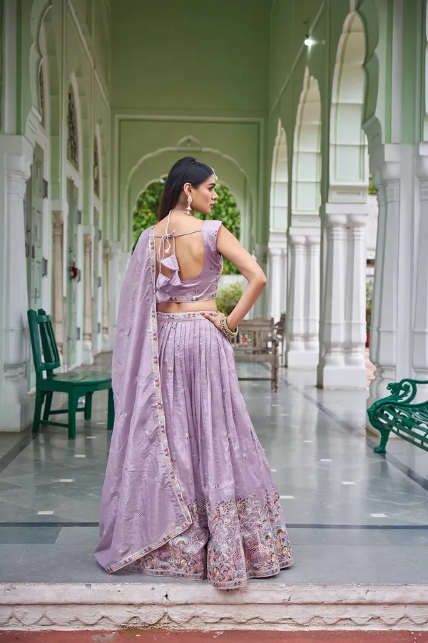 Premium_Gold_Crush_Lehenga_Choli_Dupatta_Set_with_Thread_Sequin_Embroidery_Purple