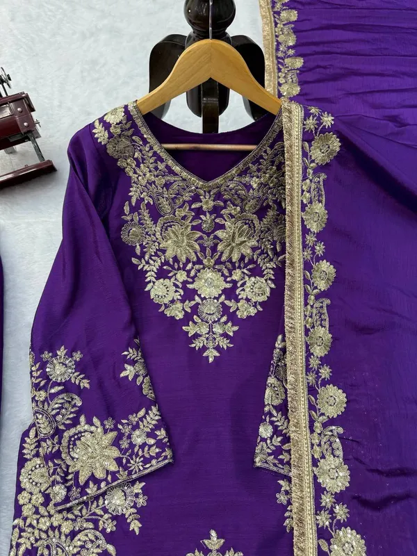 Purple_Designer_Chinon_Palazzo_Set