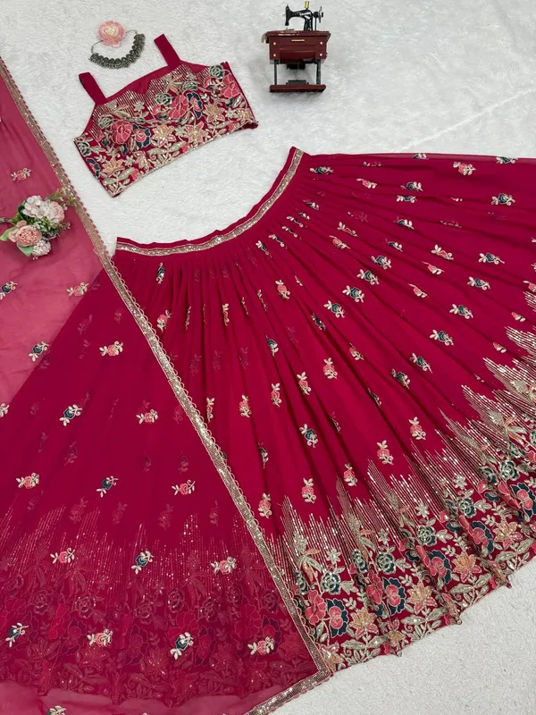 Georgette_Embroidered_Lehenga_Choli_Set