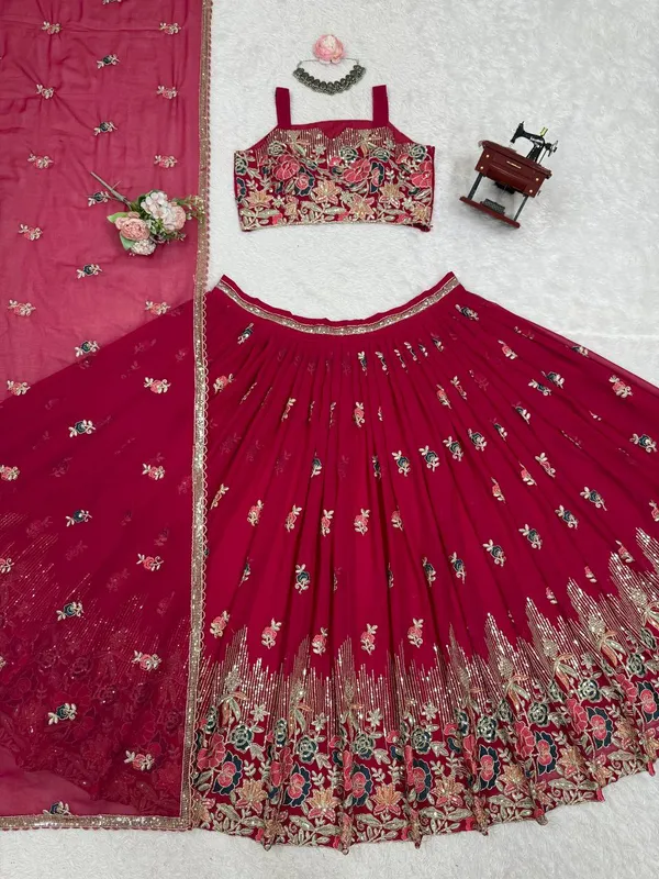Georgette_Embroidered_Lehenga_Choli_Set