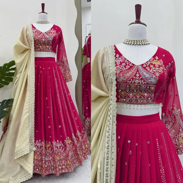 Georgette_Lehenga_Choli_Dupatta_Set