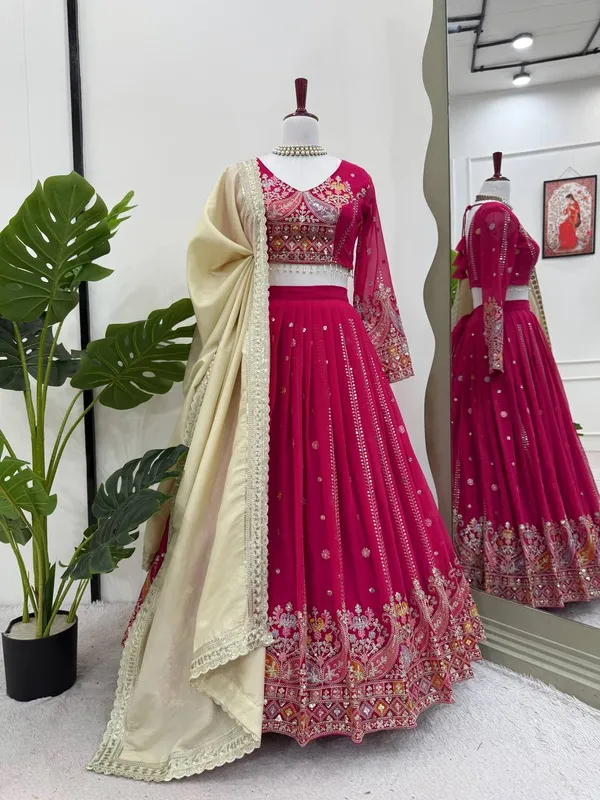 Georgette_Lehenga_Choli_Dupatta_Set
