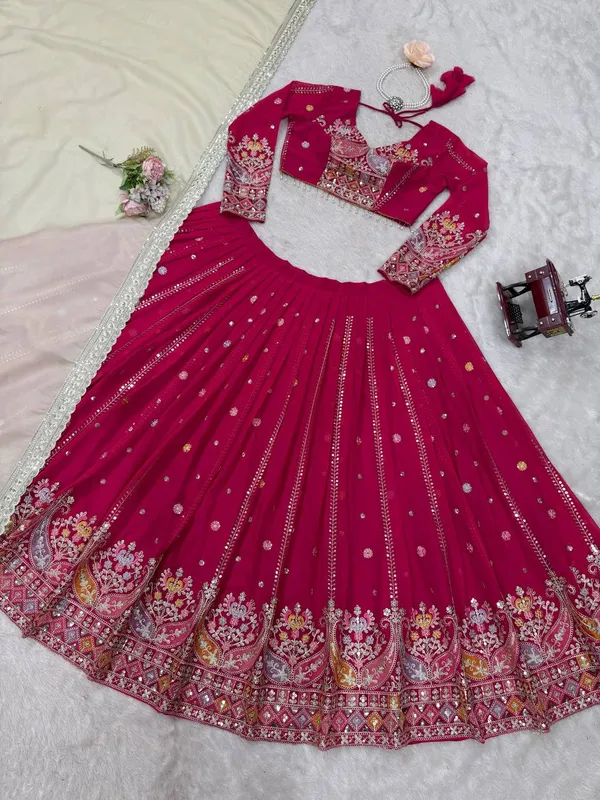 Georgette_Lehenga_Choli_Dupatta_Set