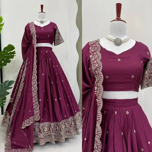 Chinon_Silk_Premium_Wedding_Lehenga_Set