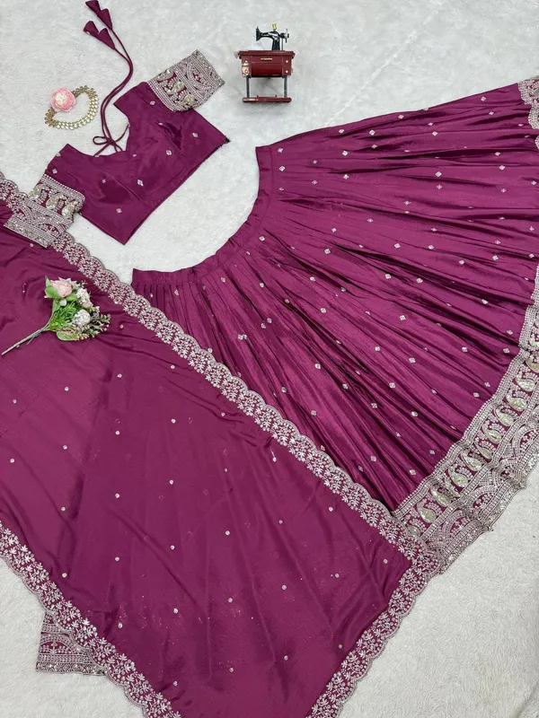 Chinon_Silk_Premium_Wedding_Lehenga_Set
