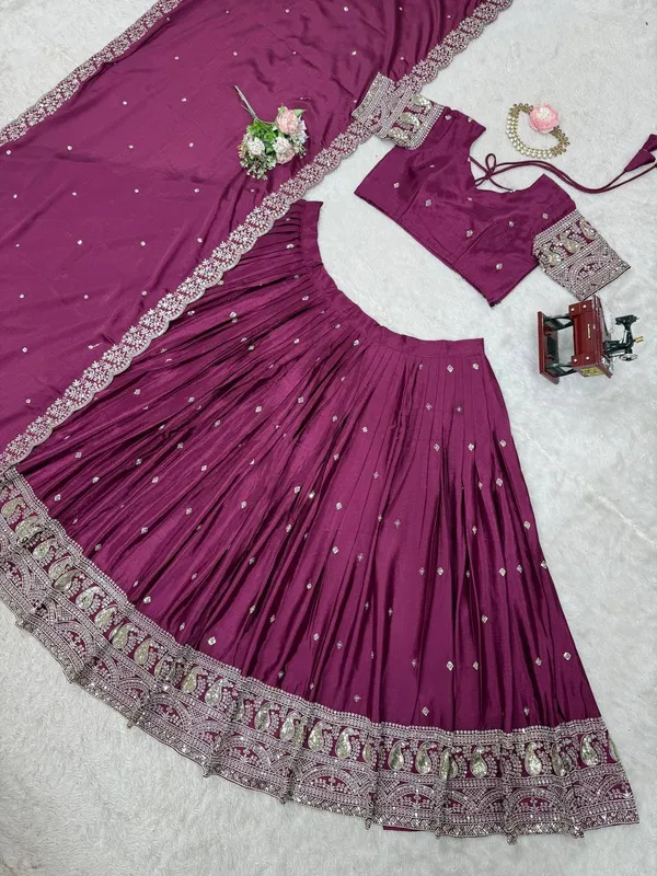 Chinon_Silk_Premium_Wedding_Lehenga_Set