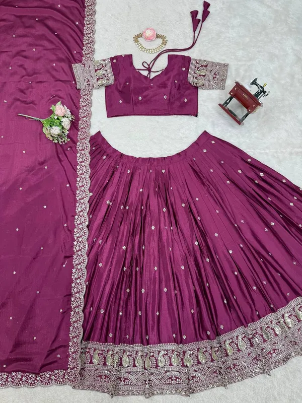 Chinon_Silk_Premium_Wedding_Lehenga_Set